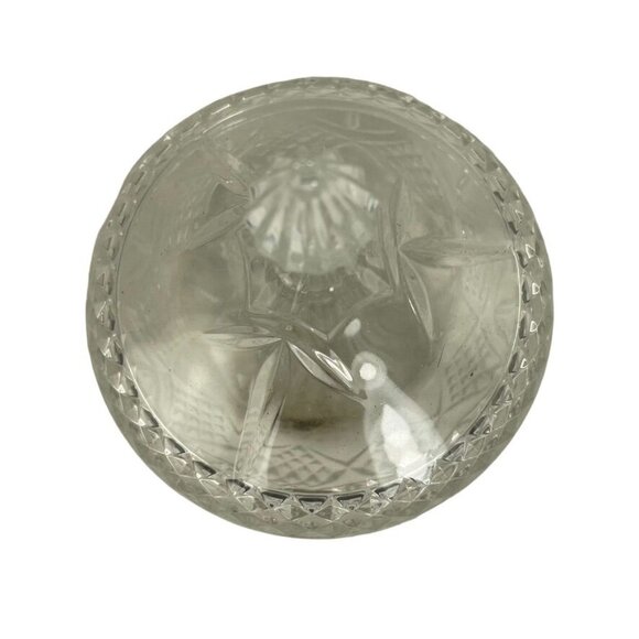 Cristal D Arques France 24 Percent Lead Crystal Candy Trinket Dish w Lid - Picture 2 of 4